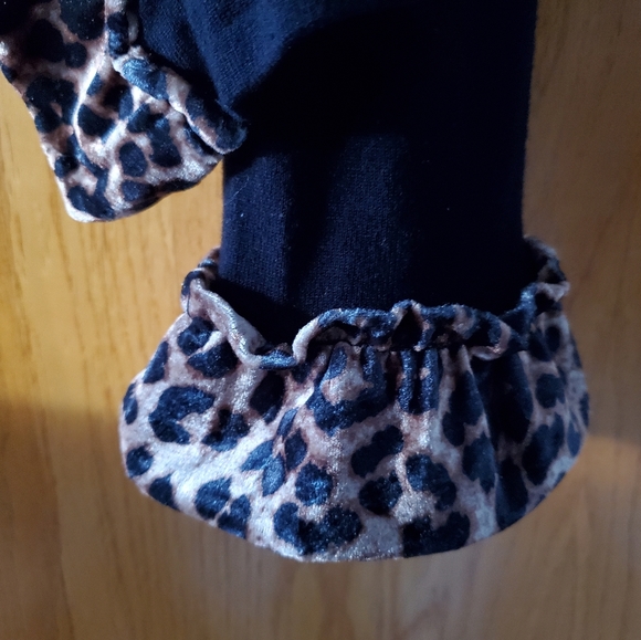 Womens Sweater with leopard details - Picture 3 of 4